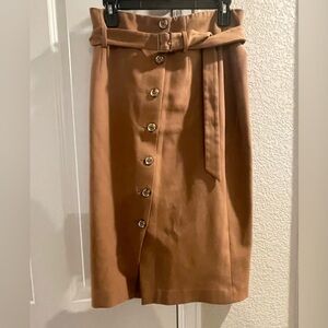 Button Down Pencil Skirt